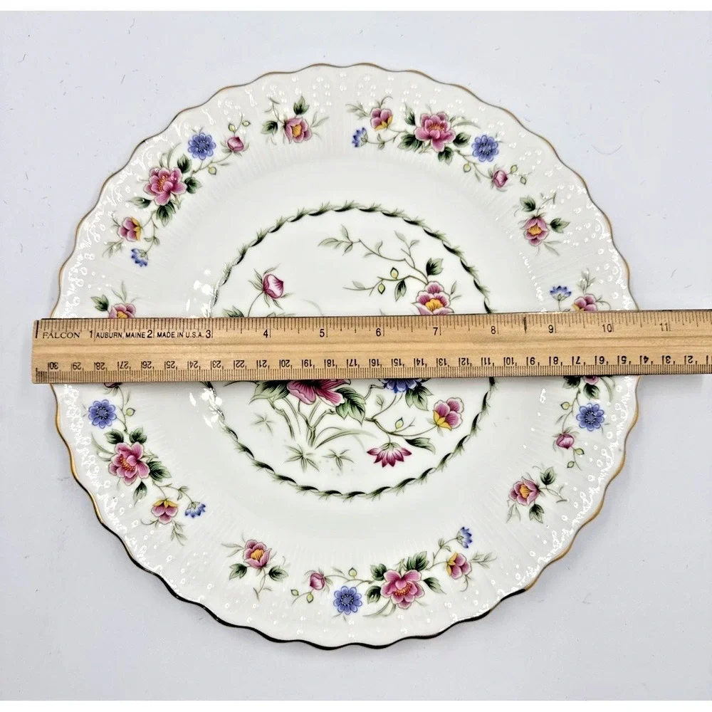 Andrea By Sadek Cake Plate Spring‎ Night Made in Japan 10.5